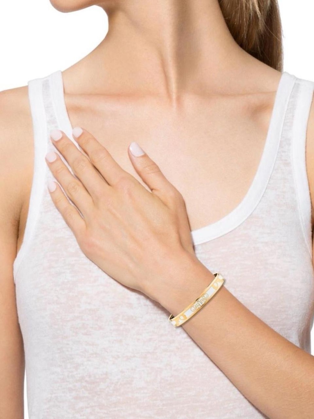 Hermès Narrow Enamel Bangle